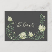 かわいらしアールヌーボー花ザ詳細 エンクロージャーカード (正面)