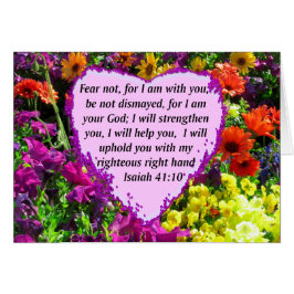 かわいらしイザヤ41:10フローラデザイン