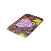 かわいらしイザヤ41:10フローラデザイン バスマット (アングル)