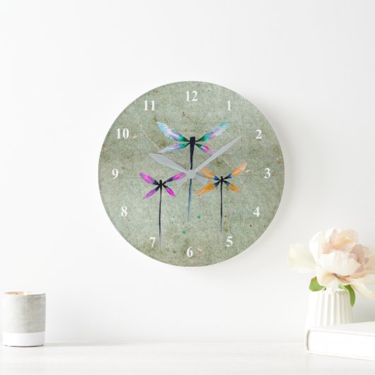 かわいらしイラストレーション ラージ壁時計 (ホーム)