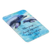 かわいらしイルカ |聖なる書物、 経典 マグネット (右側)