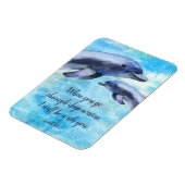 かわいらしイルカ |聖なる書物、 経典 マグネット (左側)