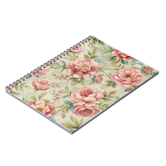 かわいらしインスパイアフローラ ノートブック (左側)