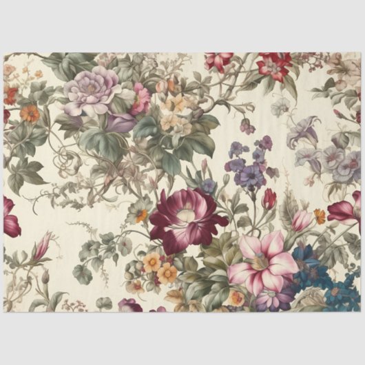 かわいらしインスパイアヴィンテージティッシュペーパー 薄葉紙 (正面)