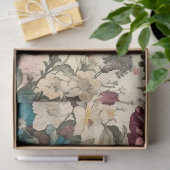 かわいらしインスパイアヴィンテージティッシュペーパー 薄葉紙 (ギフト)