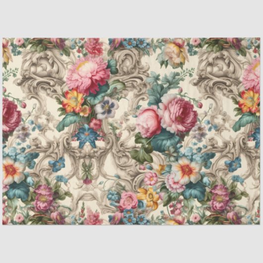 かわいらしインスパイアヴィンテージティッシュペーパー 薄葉紙 (正面)