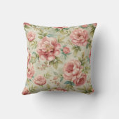 かわいらしインスパイアヴィンテージ花柄 クッション (裏面)