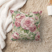 かわいらしインスパイアヴィンテージ花柄 クッション (ブランケット)