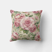 かわいらしインスパイアヴィンテージ花柄 クッション (裏面)