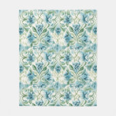 かわいらしインスパイアヴィンテージ花 フリースブランケット (正面)