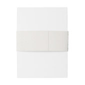 かわいらしエレガントモノグラムイニシャル結婚フローラ 招待状ベリーバンド (裏面例)