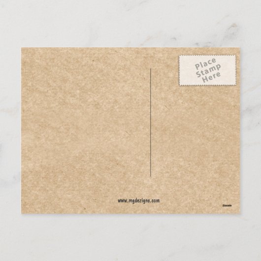 かわいらしエレガント休日あいさつ シーズンポストカード (裏面)