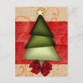 かわいらしエレガント休日あいさつ シーズンポストカード (正面)