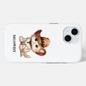 かわいらしオーバーロードMeowdy Western Cat Case-Mate iPhoneケース (裏面 (横))