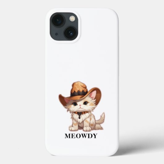 かわいらしオーバーロードMeowdy Western Cat Case-Mate iPhoneケース (裏面)