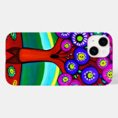 かわいらしカラフルお洒落フォーク Case-Mate iPhoneケース (裏面 (横))