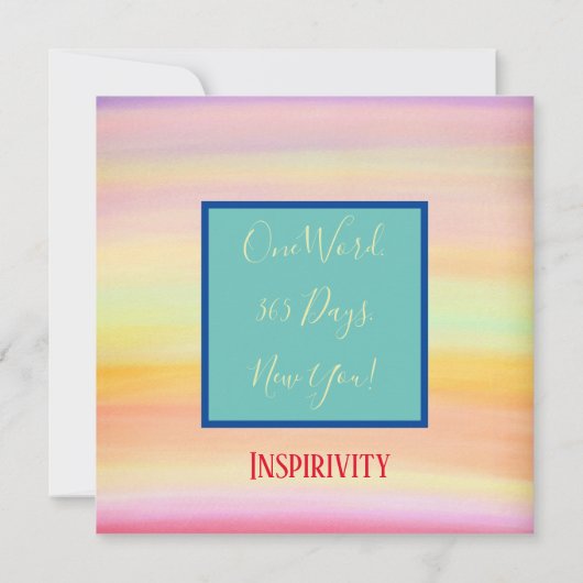 かわいらしカラフルお洒落フローラおもしろい サンキューカード (裏面)