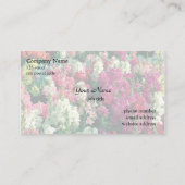 かわいらしカラフルの花 名刺 (裏面)