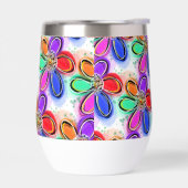 かわいらしカラフルアート花 (左面)