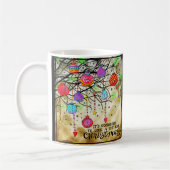 かわいらしカラフルオーナメント コーヒーマグカップ (左)