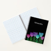 かわいらしカラフルカスタムフローラ ノートブック (内部)