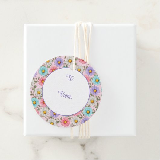 かわいらしカラフルデイジー フェイバータグ (インサイチュ)