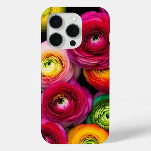 かわいらしカラフルフローラ#33 - iPhone 15 Proケース Case-Mate iPhoneケース (裏面)