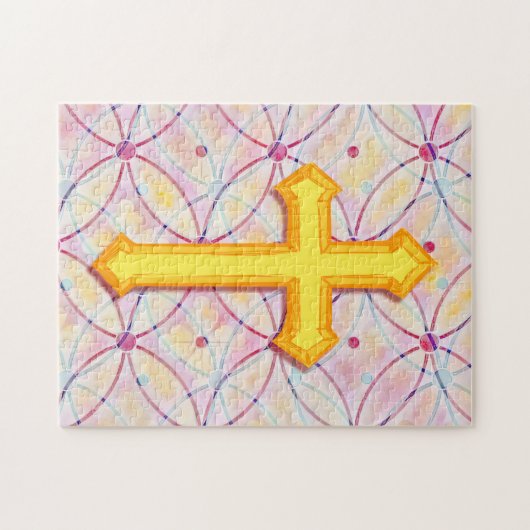 かわいらしカラフル信仰クロスパズル ジグソーパズル (横)