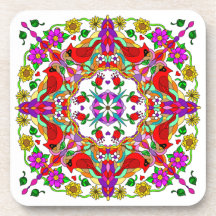 かわいらしカラフル深紅色