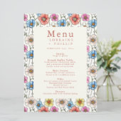 かわいらしカラフル結婚のメニュー メニュー (スタンド正面)