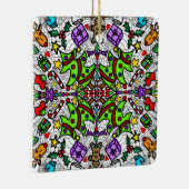 かわいらしカラフル聖降誕曼荼羅 セラミックオーナメント (右)