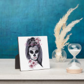 かわいらしカーニバルマスク女性スカルサンダー_コーブ フォトプラーク (インサイチュ)