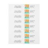 かわいらしガアッシュ水結婚色 ラップアラウンドラベル (シート)