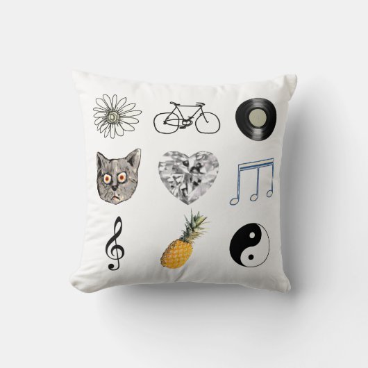 かわいらしガーリーテーマアイディア クッション (正面)