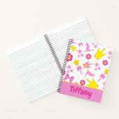 かわいらしガーリーテーマ ノートブック (内部)