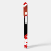 かわいらしガーリーパーソナライズされた赤と白 Case-Mate iPhoneケース (裏面 / 左)