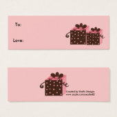かわいらしギフト – ギフトラベル (正面&裏面)