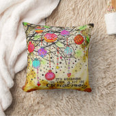 かわいらしクリスマスオーナメントのカラフル吸光度 クッション (ブランケット)