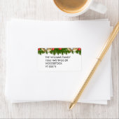 かわいらしクリスマスオーナメント差出人住所ラベル ラベル (インサイチュ)