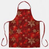 かわいらしクリスマスホリデーホステスギフトエプロン エプロン (正面)