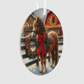 かわいらしクリスマスホースフェスティバル農場 オーナメント (正面)