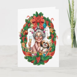 かわいらしクリスマス カード