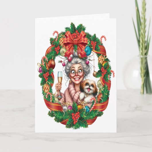 かわいらしクリスマス カード (正面)