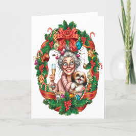 かわいらしクリスマス カード