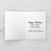 かわいらしクリスマス カード (内部)