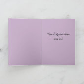 かわいらしクールハッピーバースデー カード (内部)