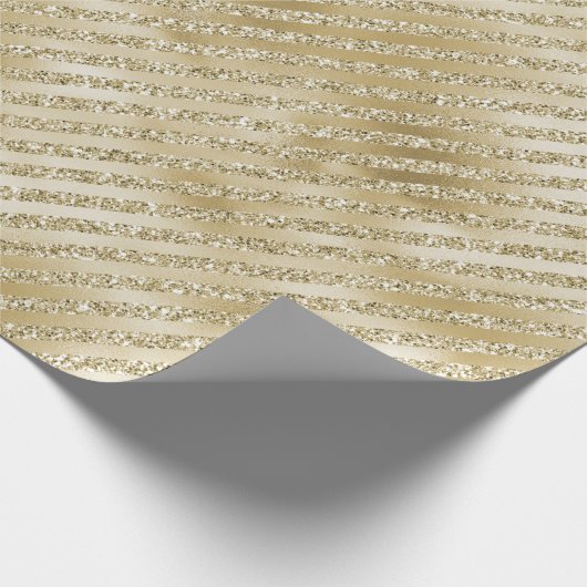 かわいらしグラデーショングリッターストライプ ラッピングペーパー (角)