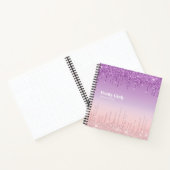 かわいらしグリッターグラムガーリースケッチブックドードルズノート ノートブック (内部)