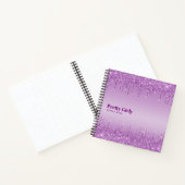 かわいらしグリッターグラムガーリースケッチブックドードルズノート ノートブック (内部)