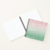 かわいらしグリッターグラムガーリースケッチブックドードルズノート ノートブック (内部)